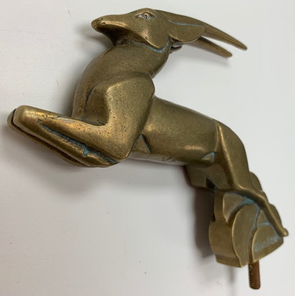 1925 Jacques Cartier Gazelle Mascot/Hood Ornament M-75