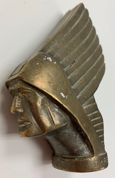 1930 Pontiac Native American Mascot/Hood Ornament M-79