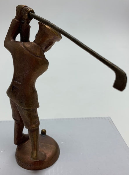 Bregeon Golfer Mascot/Hood Ornament M-85