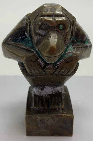 Art Deco Bronze Monkey Mascot/Hood Ornament M-86