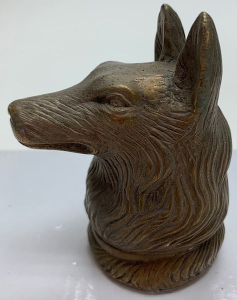 1930 German Shepard Mascot/Hood Ornament M-107