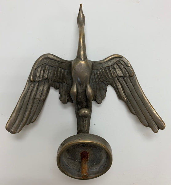 1920 French Art Deco Stork Mascot/Hood Ornament M-108