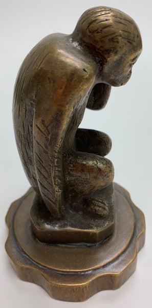 Depose French Resting Baboon Mascot/Hood Ornament M-109