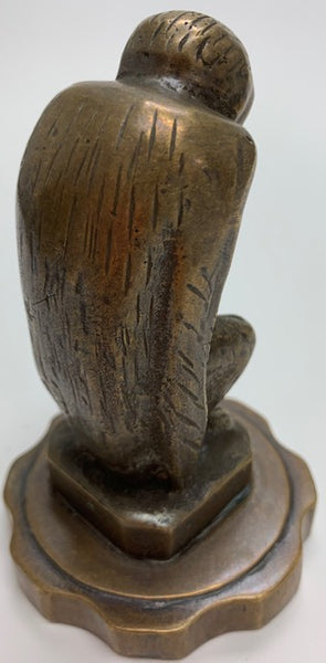 Depose French Resting Baboon Mascot/Hood Ornament M-109