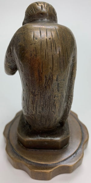 Depose French Resting Baboon Mascot/Hood Ornament M-109