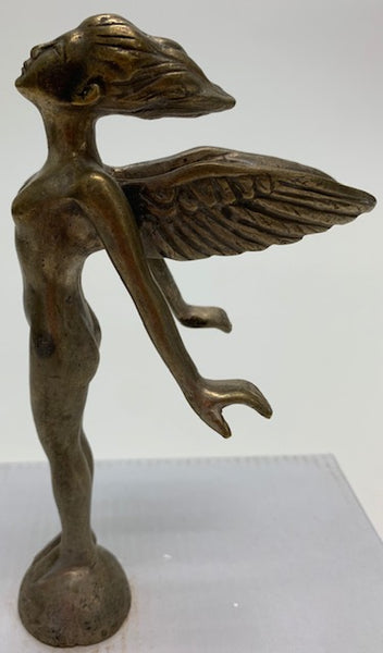 1930 Art Deco Winged Woman Mascot/Hood Ornament M-123