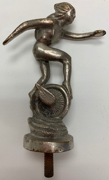 CROSSLEY LADY ON WINGED WHEEL Car Mascot/Ornament M-134