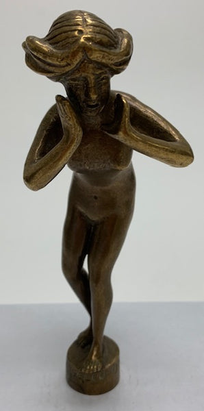 "HELLO NYMPH" Naked Lady Mascot/Hood Ornament M-160
