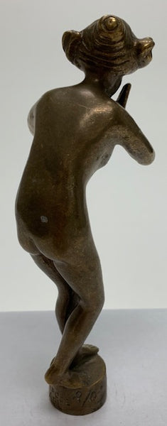 "HELLO NYMPH" Naked Lady Mascot/Hood Ornament M-160