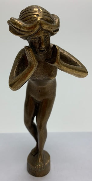 "HELLO NYMPH" Naked Lady Mascot/Hood Ornament M-160