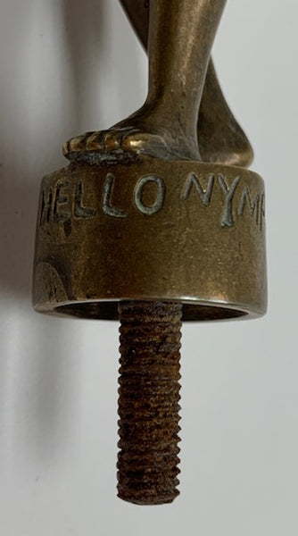 "HELLO NYMPH" Naked Lady Mascot/Hood Ornament M-160