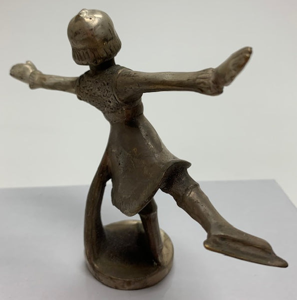 Art Deco Ice Skater Mascot/Hood Ornament M-168
