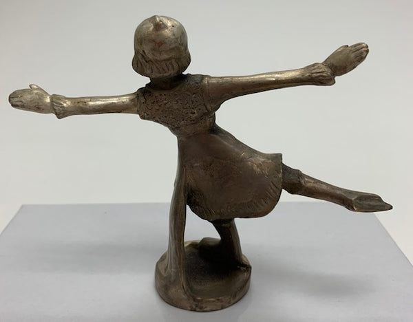 Art Deco Ice Skater Mascot/Hood Ornament M-168