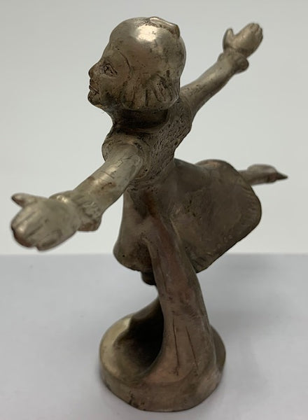 Art Deco Ice Skater Mascot/Hood Ornament M-168