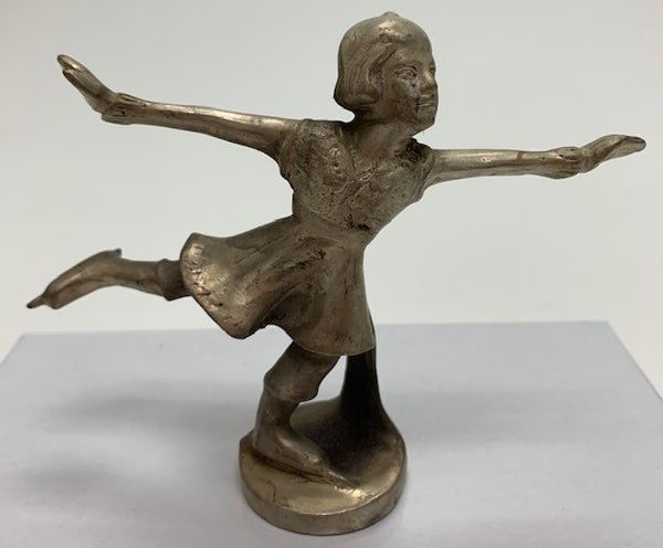 Art Deco Ice Skater Mascot/Hood Ornament M-168