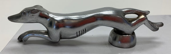 Greyhound Whippet Dog Mascot/Hood Ornament M-162