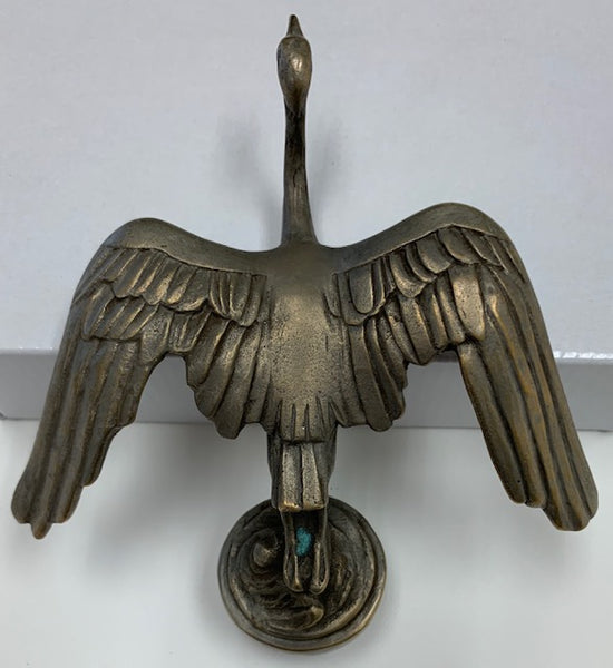 1920 French Art Deco Stork Mascot/Hood Ornament M-108