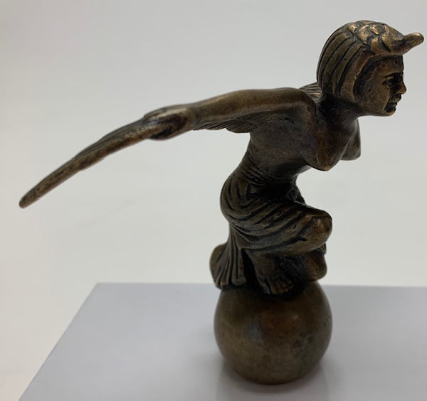 1920 Flying Lady on Ball Mascot/Hood Ornament M-297