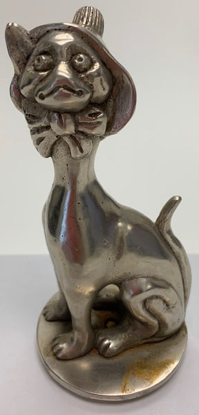 Smiling Cat with Bonnet Mascot/ Hood Ornament M-264