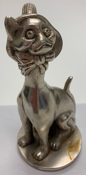 Smiling Cat with Bonnet Mascot/ Hood Ornament M-264